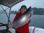 Kaitlyn's First Salmon